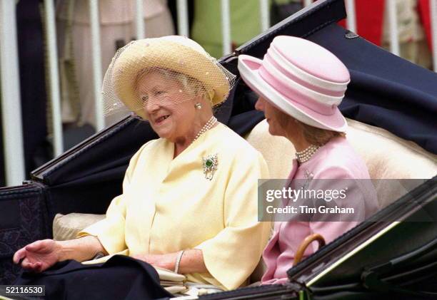 Queen Mother At Ascot Races