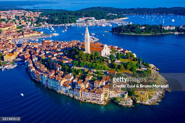 croatia, istria, old town of rovinj - croatia stock pictures, royalty-free photos & images