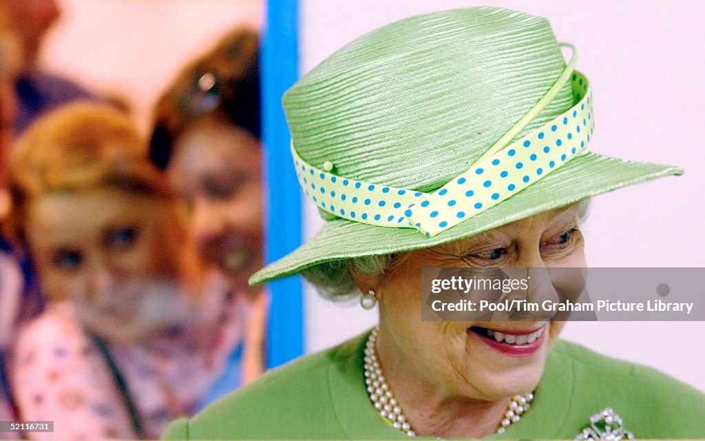 Queen Smiling At Welsh Show