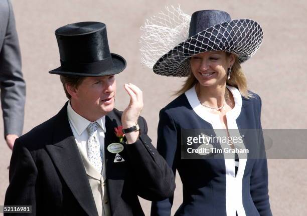 Guy Sangster And His Wife Fiona Attending The Second Day Of Royal Ascot Races - The Society Event Of The Year
