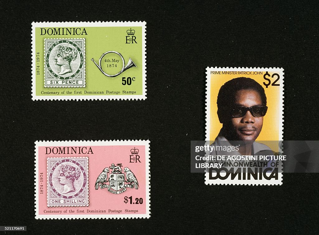 Centenary of first Dominican stamp