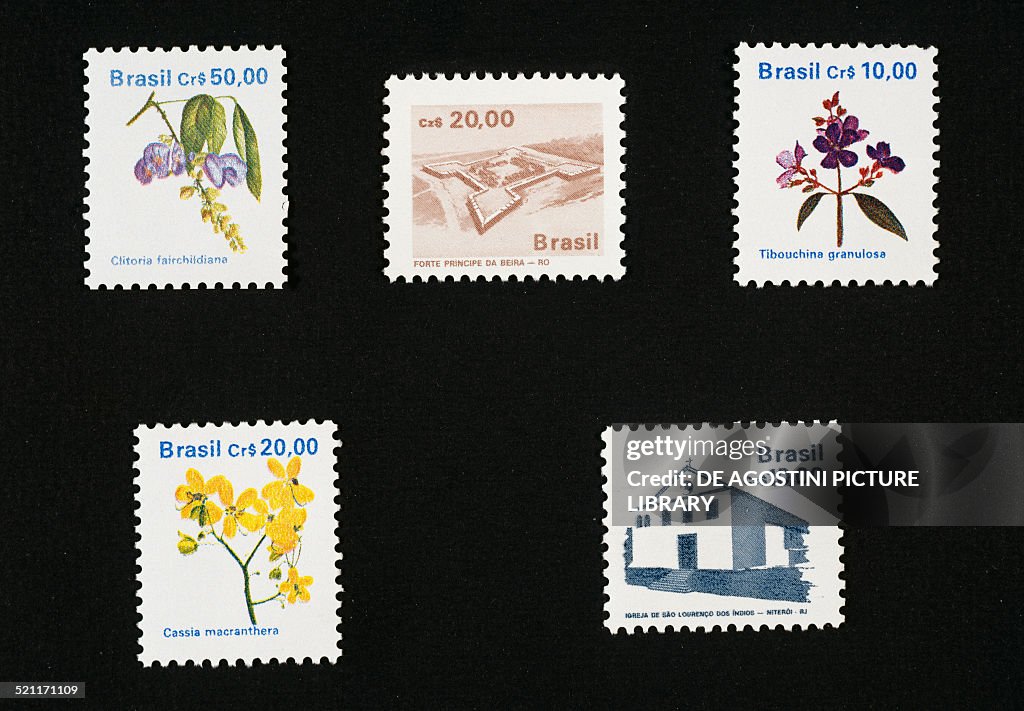 Stamps from the Local flora series