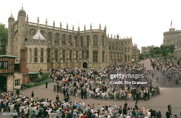St. George's Chapel, Windsor, Where The Wedding Of Prince Edward And Sophie Rhys-jones Is Taking Place.