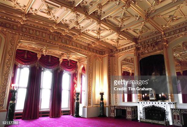 The State Dining Room Restored Completely After The Fire At Windsor Castle