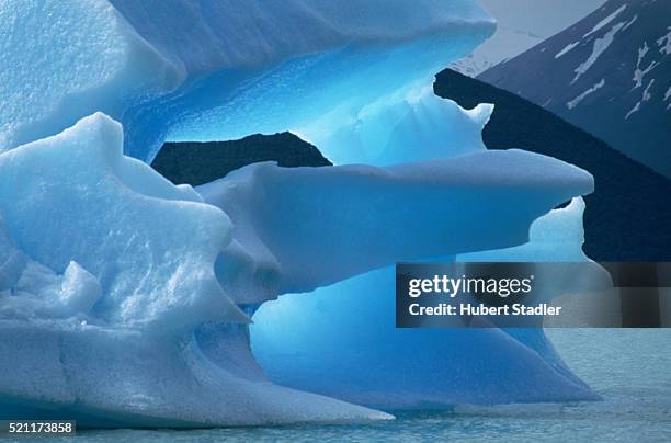 perito moreno glacier meeting lago argentino - lake argentina stock pictures, royalty-free photos & images