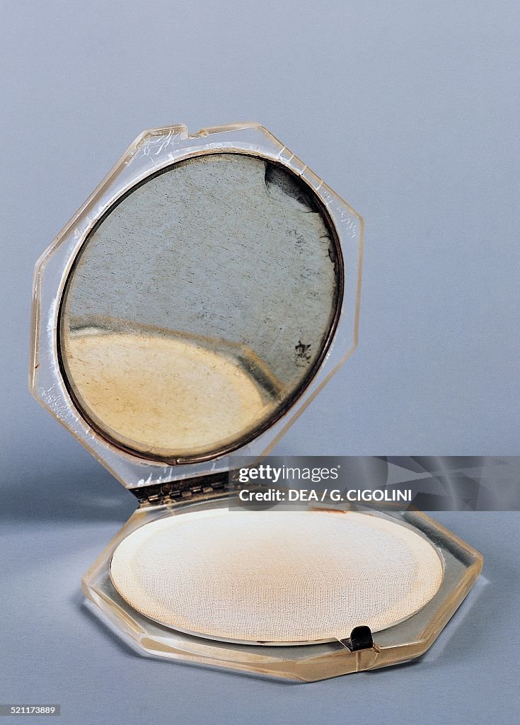 Perspex powder compact...