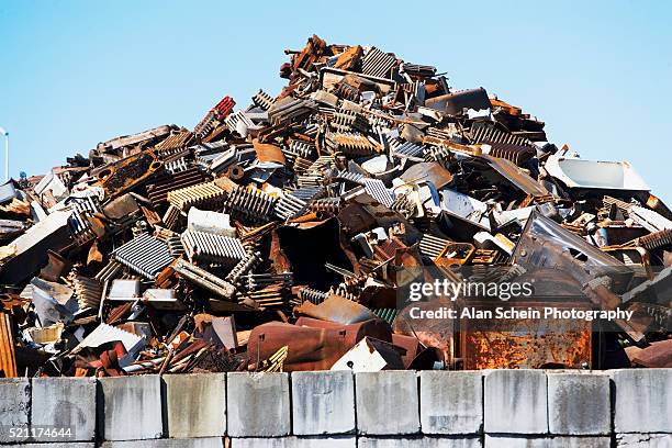 junkyard - scrap yard stock pictures, royalty-free photos & images