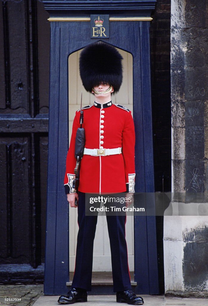 Scots Guard Sentry At St James's Palace