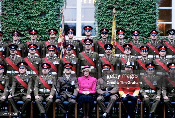 Princess Diana As Colonel-in-chief Of The Royal Hampshire Regiment In Berlin