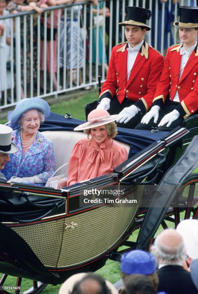 Diana And Queen Mother Ascot Races