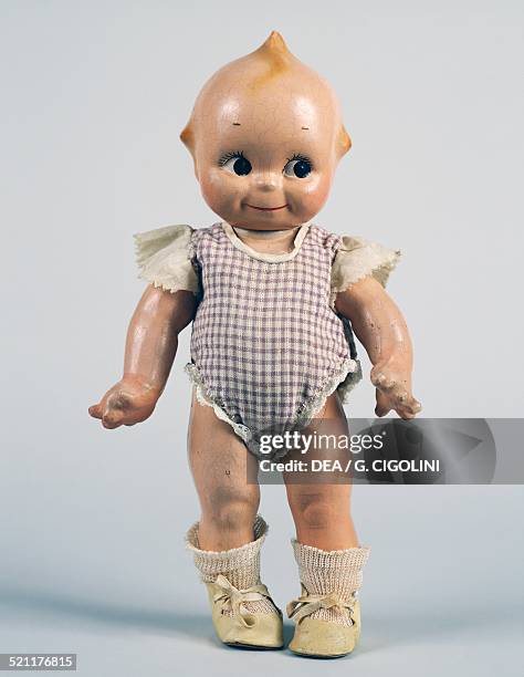 Bisque Kewpie doll, designed by Rose O'Neill . United States of America, 20th century. United States
