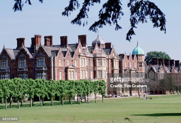 Sandringham House In Norfolk. It Was Opened To The Public In 1977 But It Is Closed In December When The Royal Family Celebrate Christmas There.