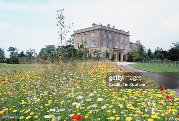 Wild Flower Meadow Planted By Prince Charles At Highgrove, Country Home To The Wales Family