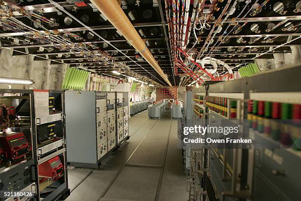 measuring instruments in airbus a380 at paris air show - airbus a380 stock pictures, royalty-free photos & images