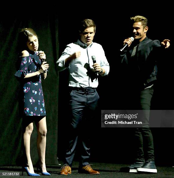 Zac Efron, Anna Kendrick and Adam DeVine attend CinemaCon 2016 as 20th Century Fox Invites You to a Special Presentation Highlighting Its Future...