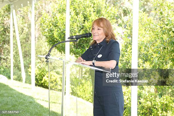 Linda Bernstein Rubin attends Annual H.E.A.R.T. Brunch Featuring Stella McCartney on April 14, 2016 in Los Angeles, California.