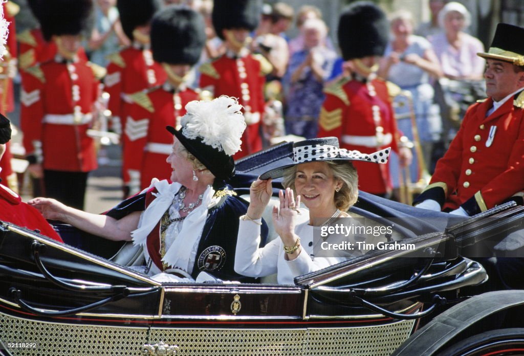 Queen Mother And Queen Sofia Of Spain