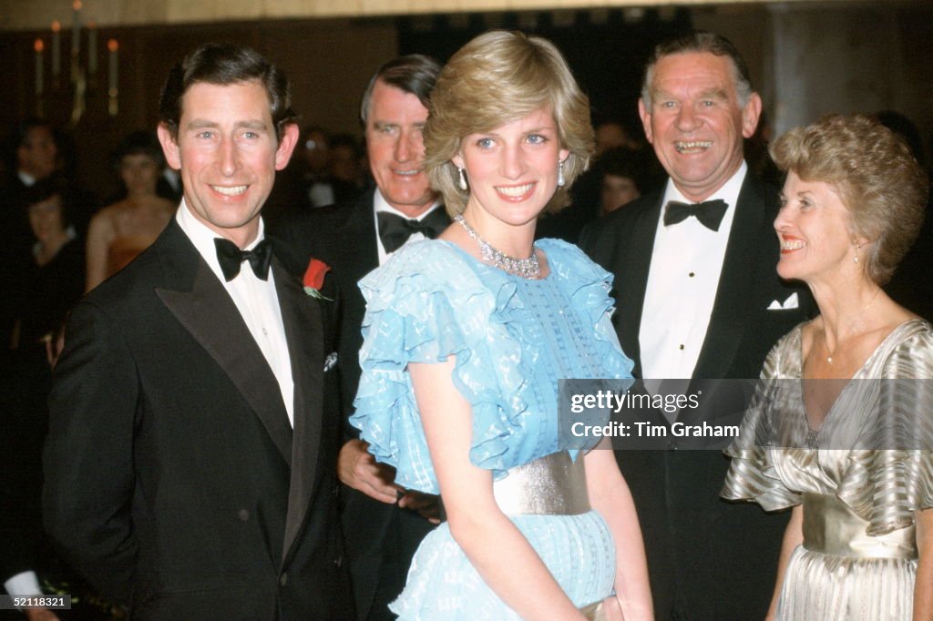Charles And Diana Gala Evening Australia