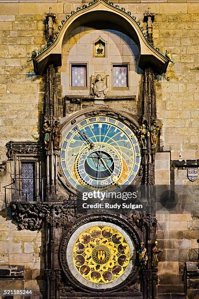 astronomical clock in prague - astronomical clock 個照片及圖片檔