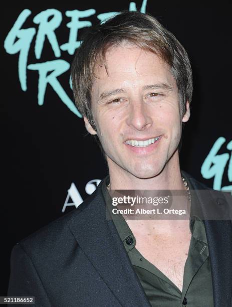 Music artist Chesney Hawkes arrives for the Premiere Of A24's "Green Room" held at ArcLight Hollywood on April 13, 2016 in Hollywood, California.