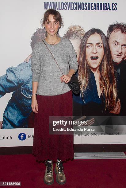 Director Leticia Dolera attends 'Los vecinos de arriba' premiere at La Latina theatre on April 14, 2016 in Madrid, Spain.