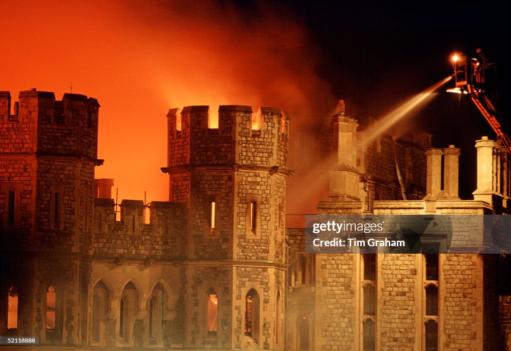 Windsor Castle On Fire