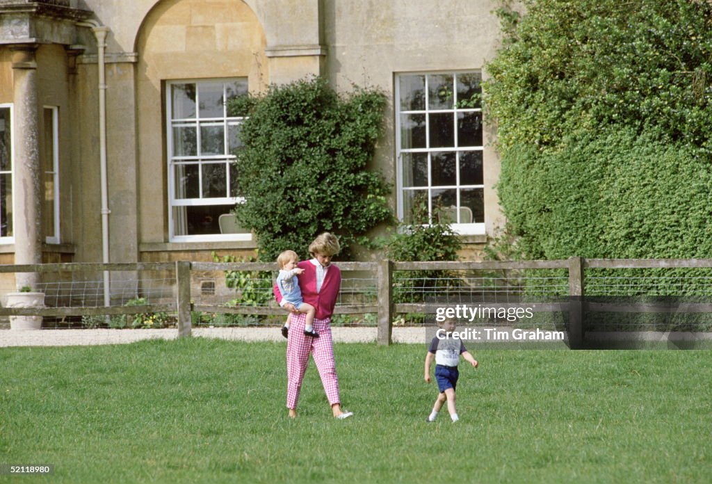 Diana William Harry At Home