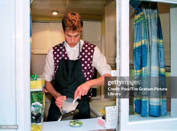 Prince William Cooking During His Boarding School Days At Eton College