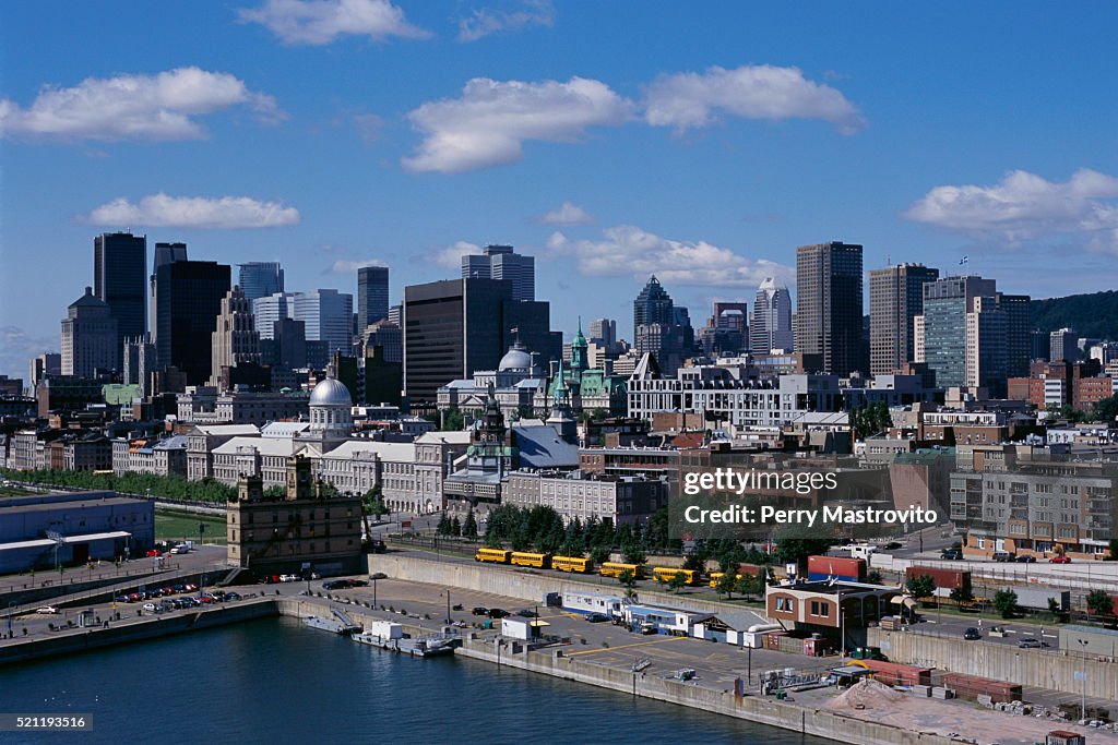 Old Port and Montreal Skyline