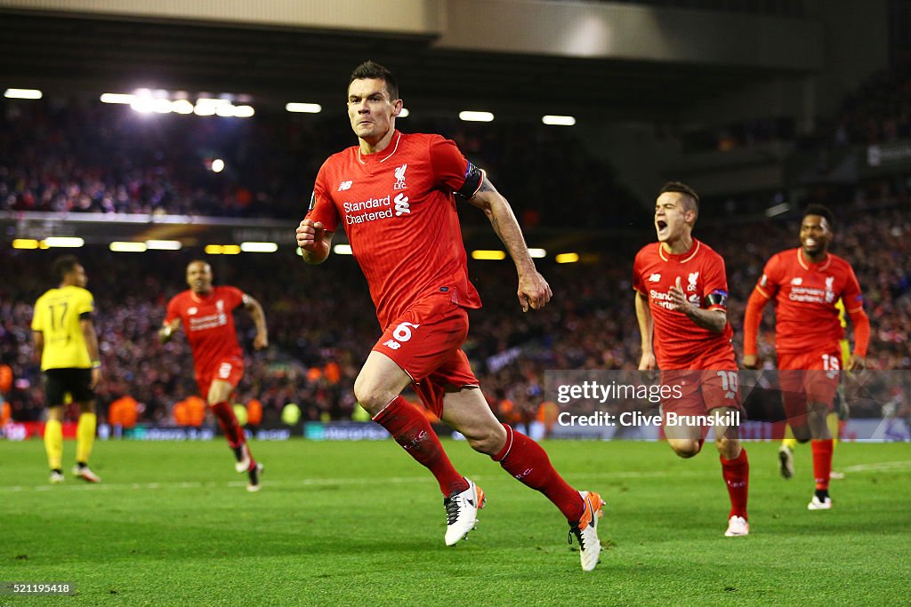 Liverpool v Borussia Dortmund - UEFA Europa League Quarter Final: Second Leg