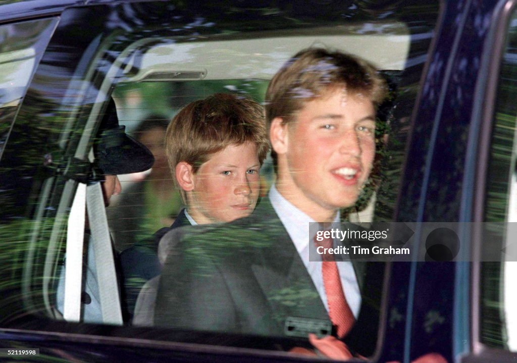 William And Harry At Balmoral