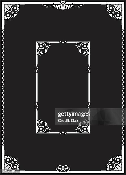 frame - gothic style stock illustrations