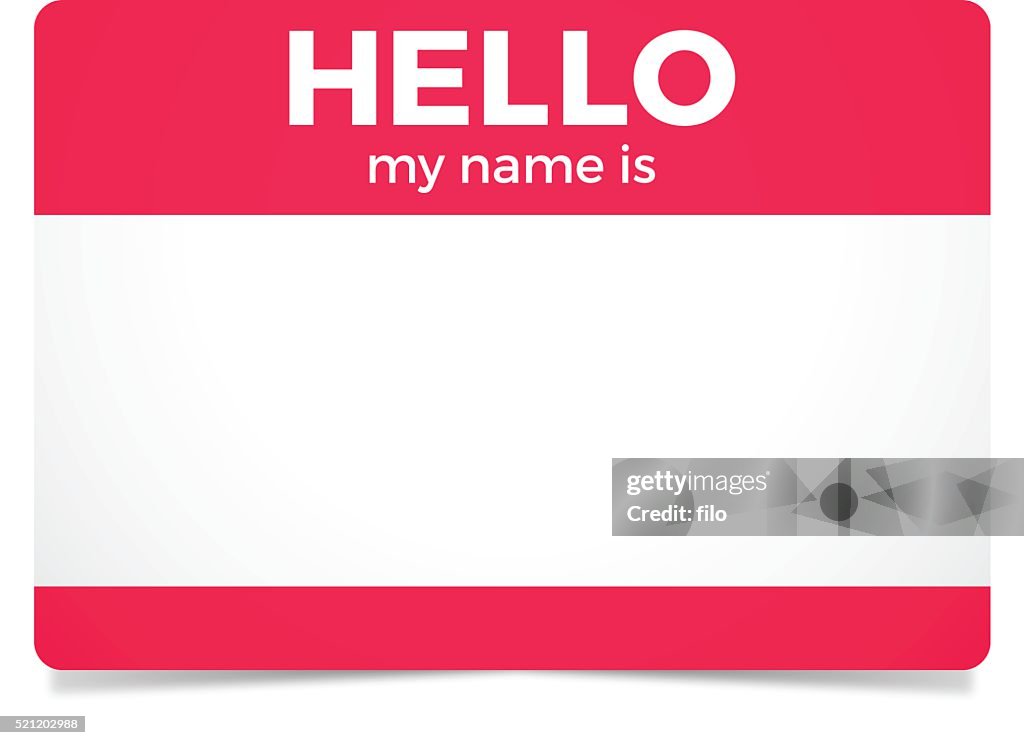 Hello My Name Is