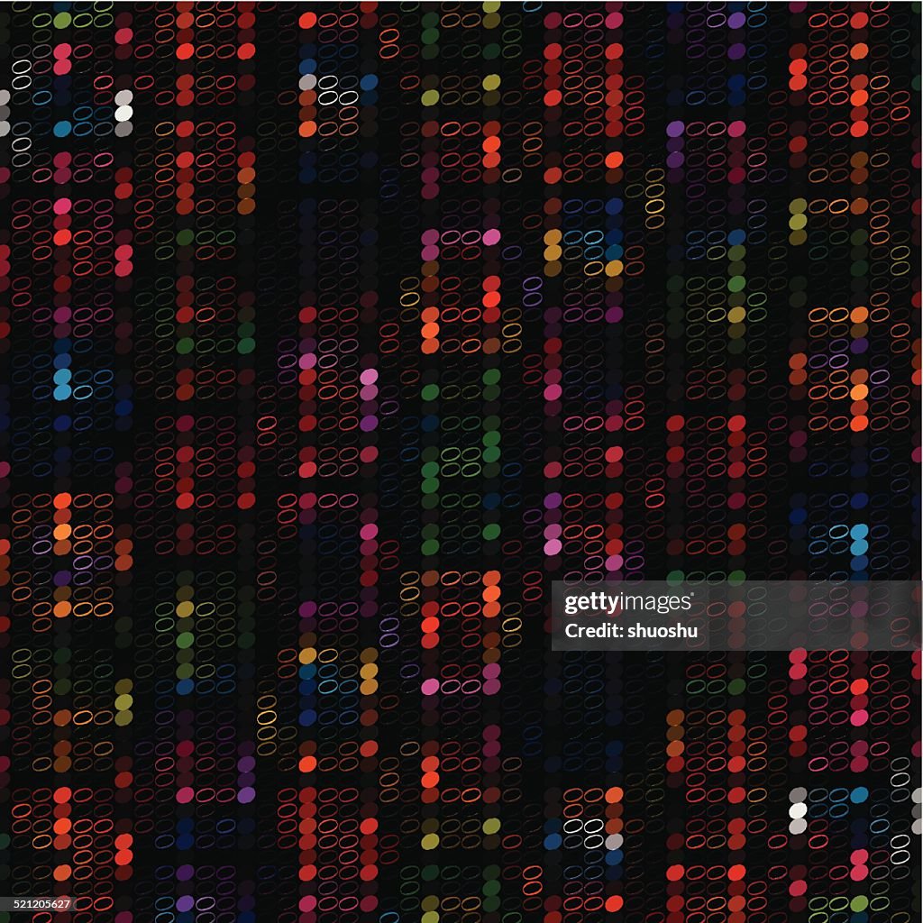 Abstract Colorful Digital Dots Pattern Background High-Res Vector ...