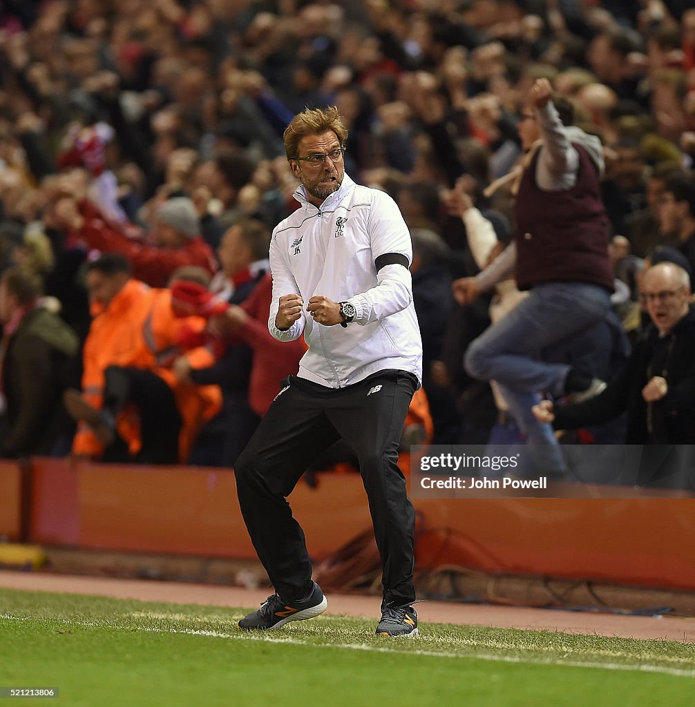 Liverpool v Borussia Dortmund - UEFA Europa League Quarter Final: Second Leg