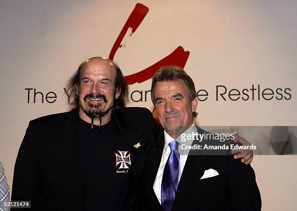 Former Minnesota Governor Jesse Ventura and Eric Braeden celebrate Braeden's 25th anniversary playing legendary character Victor Newman on "The Young...