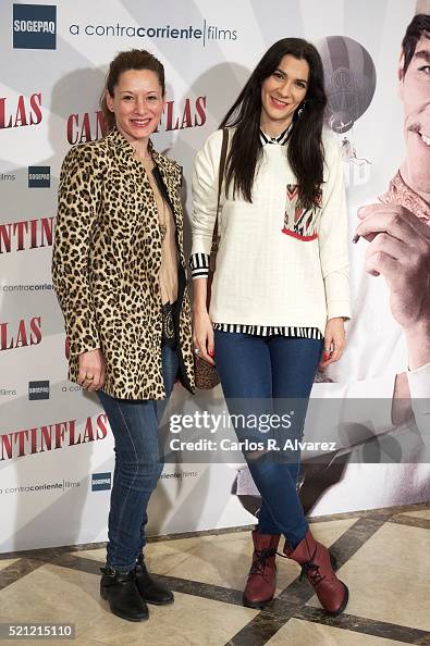 Spanish actresses Eva Almaya and Cecilia Gessa attend "Cantinflas