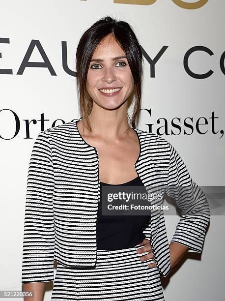 Paula Prendes attends the 'The Beauty Concept' opening store party on April 14, 2016 in Madrid, Spain.