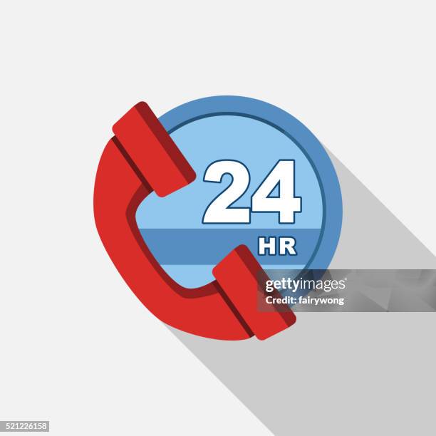 phone support icon - it worker white background stock illustrations