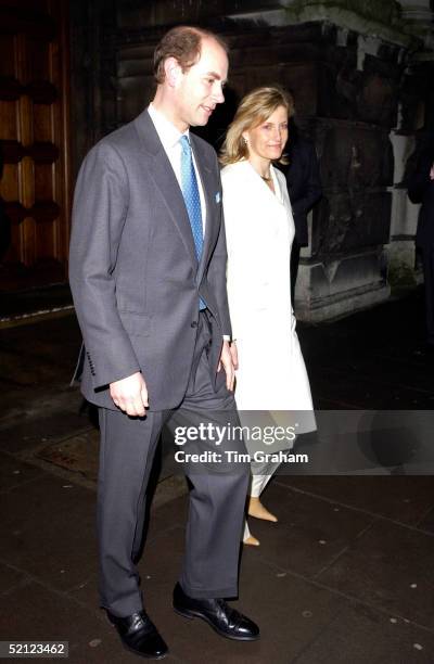 The Earl and Countess of Wessex at the V & A for a reception to launch the exhibition 'Style and Splendour Queen Maud of Norway's Wardrobe 1896-1938'...