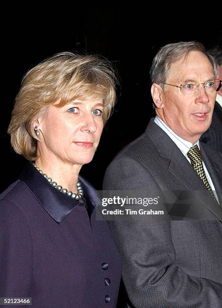 The Duke and Duchess of Gloucester at the V & A for a reception to launch the exhibition 'Style and Splendour Queen Maud of Norway's Wardrobe...