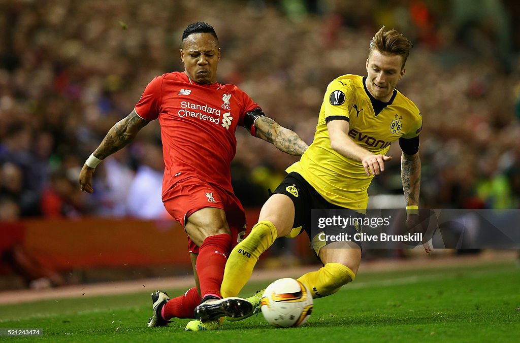 Liverpool v Borussia Dortmund - UEFA Europa League Quarter Final: Second Leg