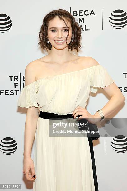 Madeleine Coghlan attends "Holidays" Premiere - 2016 Tribeca Film Festival at Chelsea Bow Tie Cinemas on April 14, 2016 in New York City.