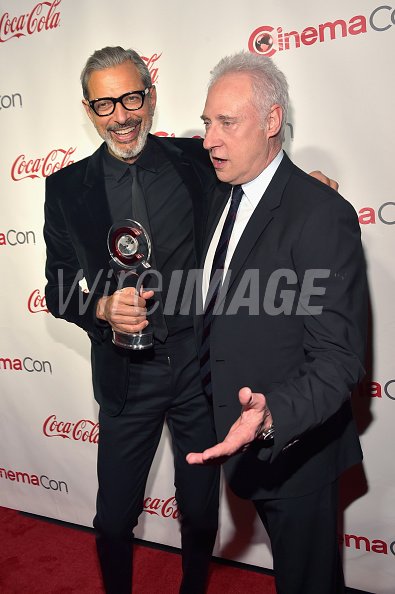 Actors Jeff Goldblum and Brent...