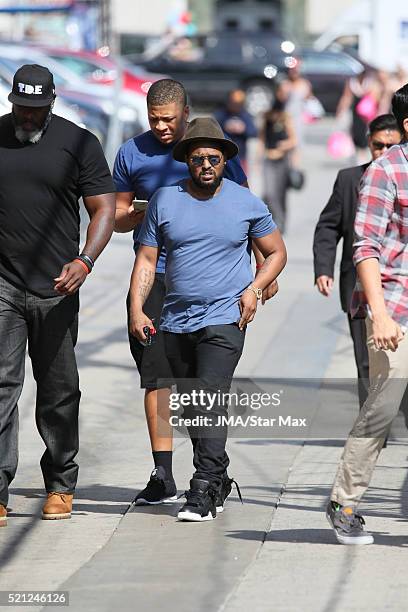 ScHoolboy Q is seen on April 14, 2016 in Los Angeles, CA.