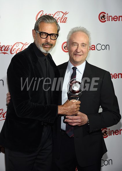 Actors Jeff Goldblum and Brent...