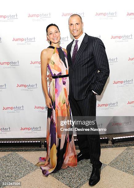 Fashion Photographer Nigel Barker and his wife Cristen Barker attend Jumpstart's 11th Annual Scribbles to Novels Gala at Pier Sixty at Chelsea Piers...