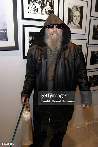 Photographer Billy Name attends the Edie Sedgwick Exhibit opening party at Gallagher's Art & Fashion Gallery on February 2, 2005 in New York City.