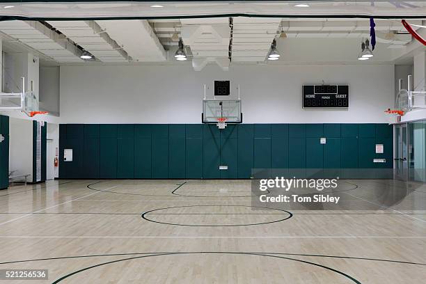 basketball court - empty arena stock pictures, royalty-free photos & images