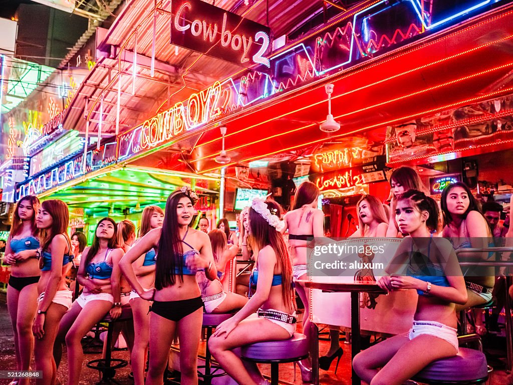 Soi Cowboy-Rotlichtviertel Bangkok, Thailand